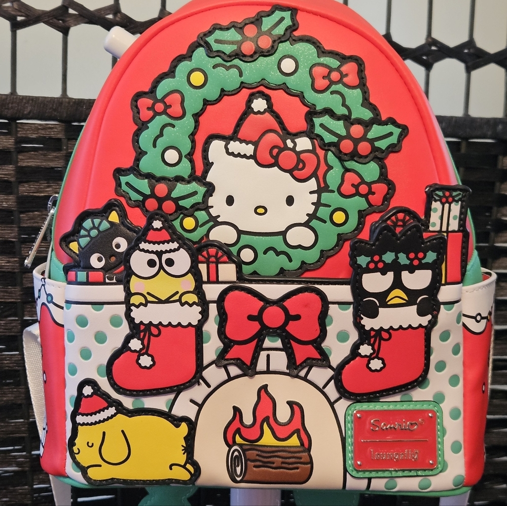 Loungefly Hello Kitty Sanrio Christmas Backpack